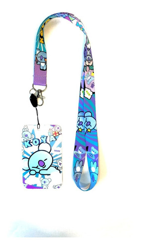 Lanyard + Tarjetero De Koya Bts