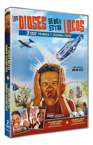 Dvd Los Dioses Deben Estar Locos 1 & 2 / Incluye 2 Films