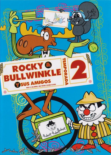 Rocky Y Bullwinkle Segunda Temporada 2 Dos Dvd