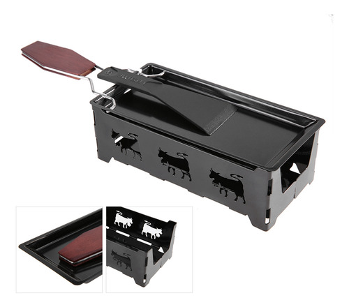 Juego De Mini Raclette, Portátil, Antiadherente, Para Hornea