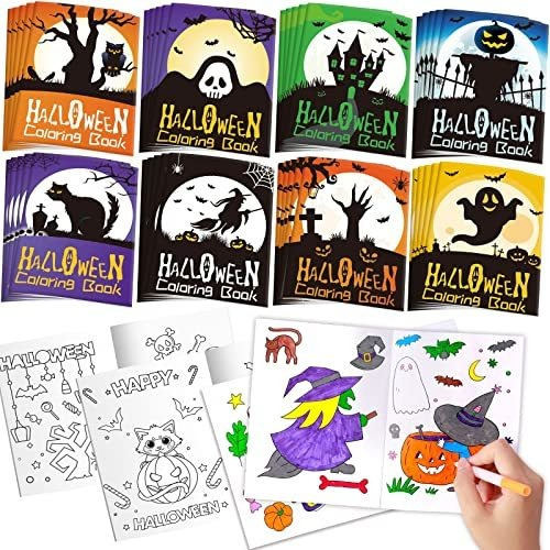 40 Pack Halloween Coloring Book Halloween Classroom 2dhsg