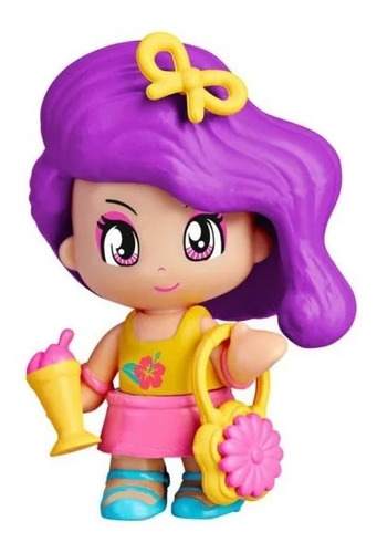 Muñeco Pinypon Nueva Serie 12 Violeta Con Acces Micieloazul