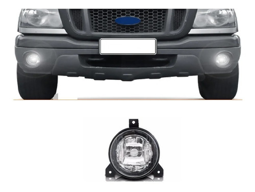 Farol Milha Ford Ranger Ecosport 03 04 05 06 07 08 09direito