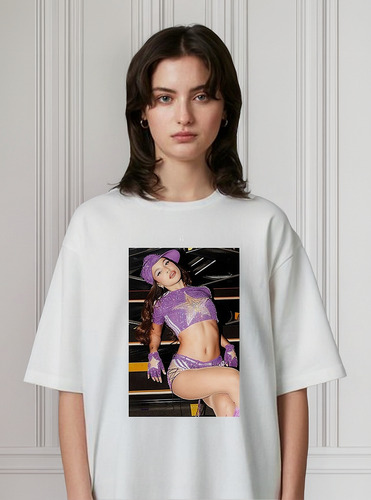 Remera Unisex Emilia Mernes Violeta Personalizada Algodón
