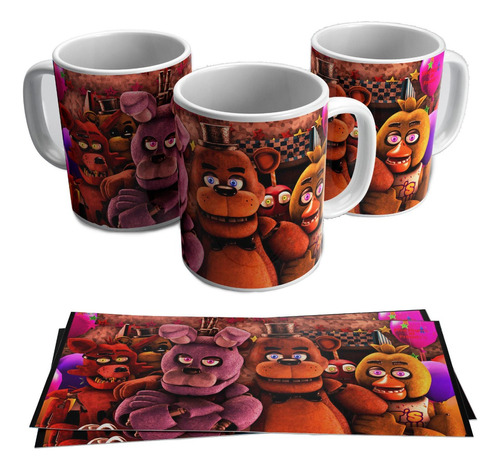 Taza Mágica 11 Oz / Five Nights At Freddy's , M02 (1 Pz)