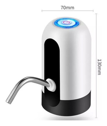 Imagen 2 de 10 de Dispensador De Agua Portatil Usb Bomba Dispensa Agua Bidones