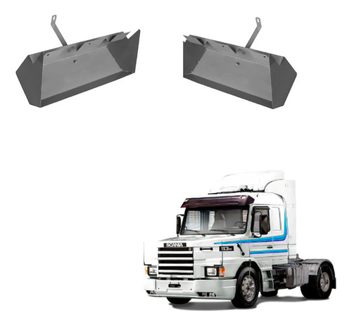 Proteçao Farolete Scania 112 Lado Direito Esquerdo Kit