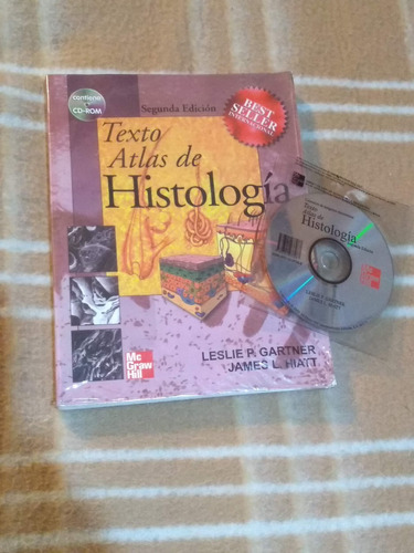 Texto Y Atlas De Histología + Cd Gartner Libro Medicina