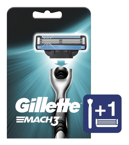 Gillette Maquina Para Afeitar Mach 3 Magistral Lacroze