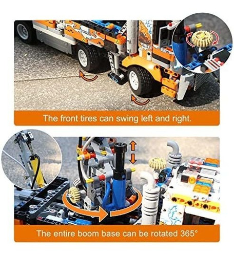 Mould King Concrete Pump Truck Building Set Para Niños A Par