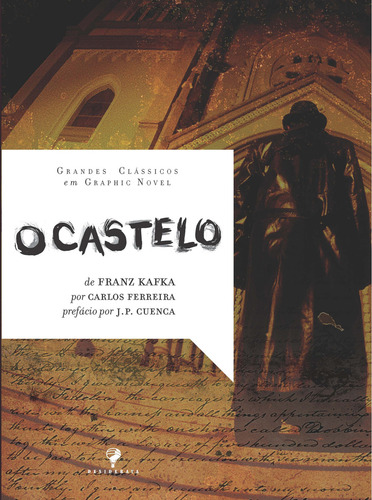 O castelo em graphic novel, de Kafka, Franz. Coleção Grandes Clássicos em graphic novel Editorial Editora Nova Fronteira Participações S/A, capa mole em português, 2017
