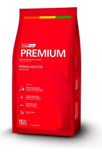 Alimento Vitalcan Premium Para Perro Adulto 22kg