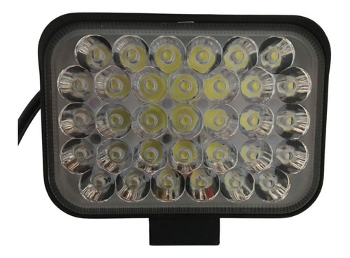 Faro 5 Pulgadas Cuadrado 33 Leds 12v Moto, Carro O Camioneta