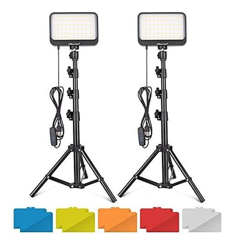 Difusores Ubeesize Kit De Luz De Video Led, 2 Piezas De Ilum