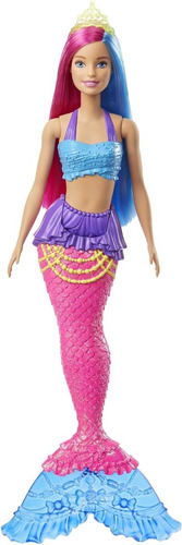 Barbie Sirena Dreamtopia Cabello Rosa Y Azul Coleccionable