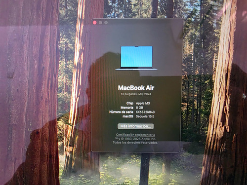 Macbook 13 M3 Azul (Usado)
