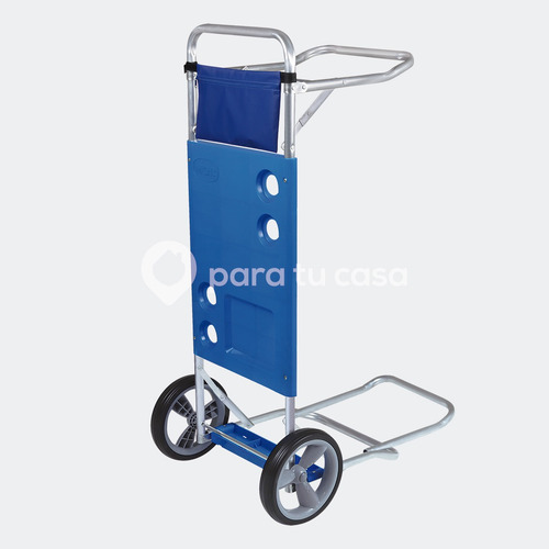 Carrito Mesa Playa Portatil Heladera Plegable Aluminio Mor