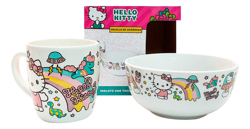 Scool - Set Cerámica 2pz Hello Kitty