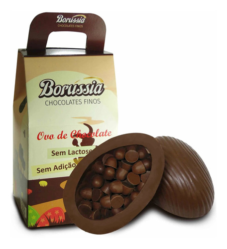 Ovo De Páscoa Chocolate Ao Leite 120g Zero Lactose E Açúcar