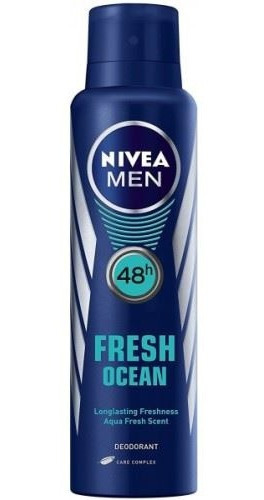 Desodorante Spray Nivea Men150 Ml Fresh Ocean