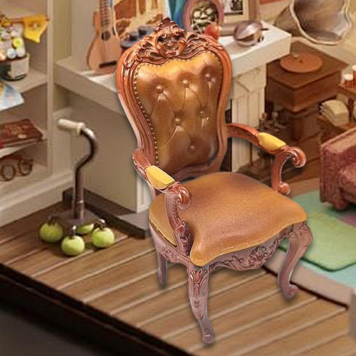 Silla De Muñeca Para Decorar Tu Hogar, Diseño Amarillo