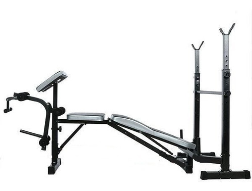 Banca Para Pecho Importada Completa Multifunción + Rack