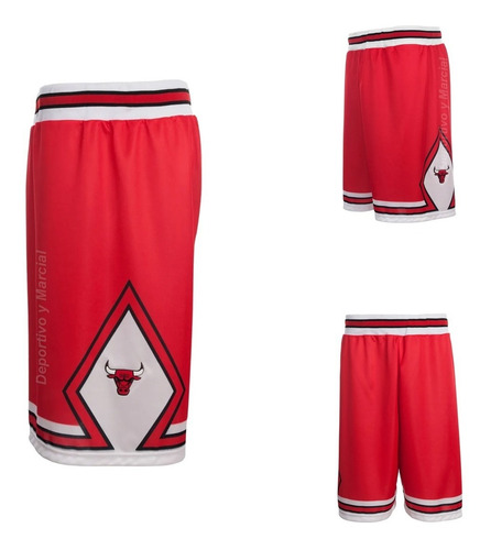 Short Basquet Nba Chicago Bulls Jordan Oficial Original