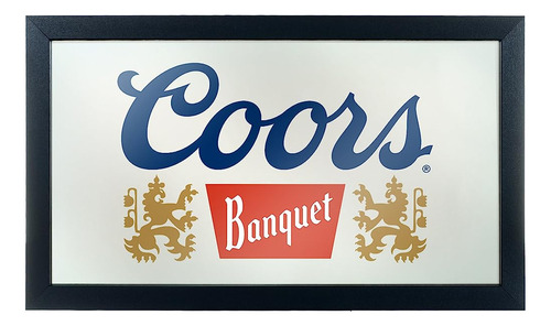 Coors Banquet Framed Logo Mirror