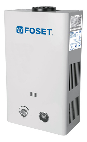 Calentador De Paso Instantaneo Gas Nat 6l/min Foset 47352 Color Blanco Tipo De Gas Gn