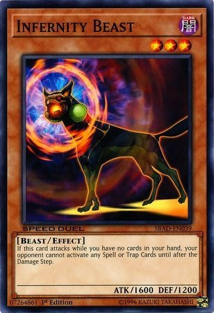 Yugioh! Infernity Beast - Sbad-en039