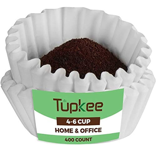 Filtros De Cafe Tupkee 4-6 Tazas - 400 Unidades, Estilo Can