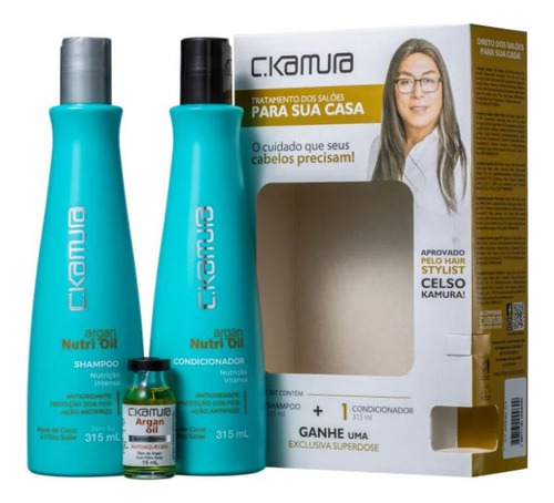 Kit C.kamura Argan Nutri-oil (3 Itens)