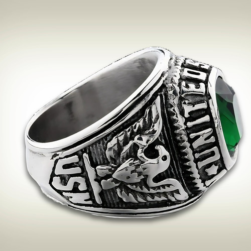 Anillo Militar Estados Unidos Aguila Acero Inoxidable Hombre
