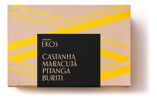 Ekos Sabonetes Esfoliantes Em Barras Caixa 4x100g Natura