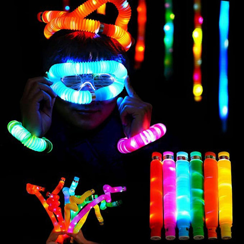 De Kit 6 Poptube Fidget Toys Pop It Fun Sensory With