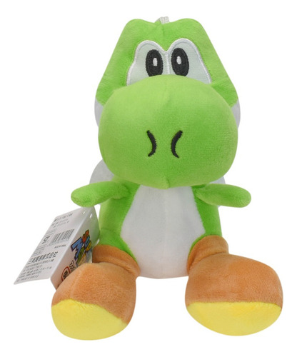 Peluche Amarillo De Yoshi, De Peluche, Coleccionable, 15 Cm