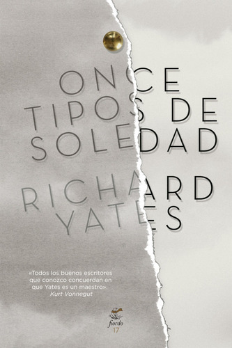 Once Tipos De Soledad - Richard Yates - Fiordo - Libro Nuevo