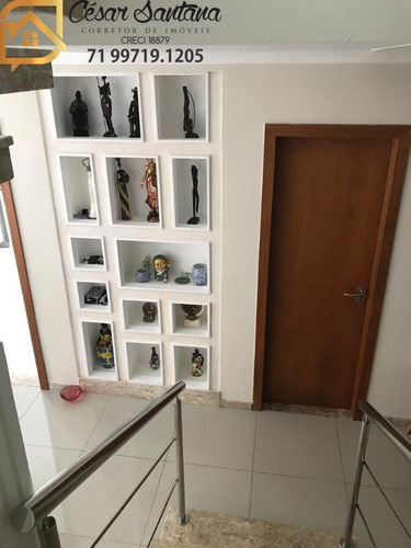 Imagem 29 de 30 de Casa 4 Suítes Em Condomínio Fechado, Buraquinho - Lauro De Freitas - Ca01136 - 70448689