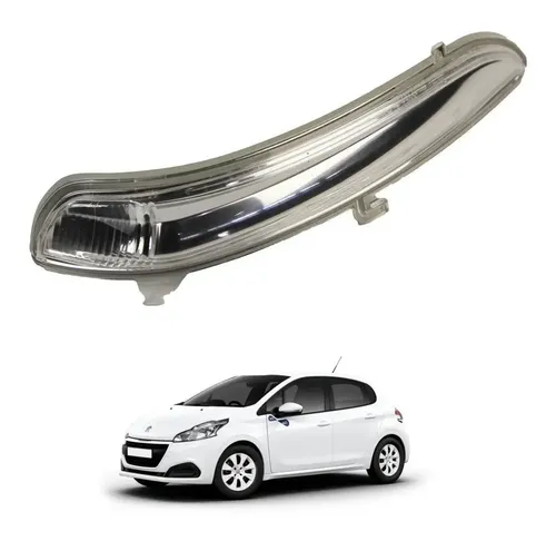 Indicador Intermitente Para Retrovisor De Peugeot 208 (2012-2017) - Lado Izquierdo, Color Claro, Plástico