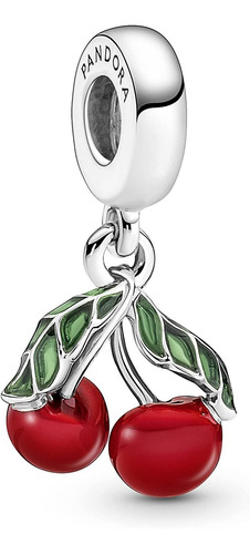 Pandora 791583c01 Asimétrico Cereza Colgante Charm