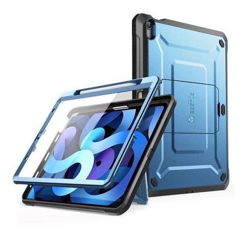 Funda Unicorn Beetle Pro Para iPad Air 4 10,9 (2020), Azul 1
