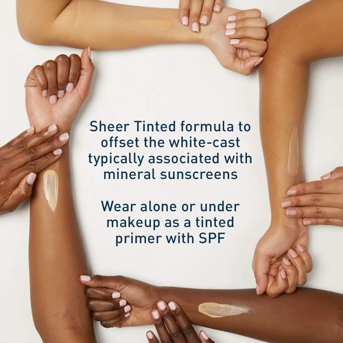 Cerave Hydrating Sunscreen Face Sheer Tint Spf 30 Pms Cv9