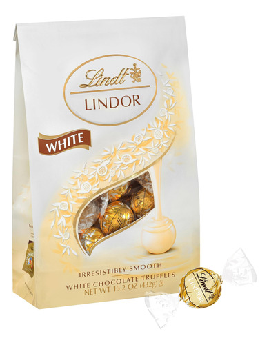 Lindt Lindor Trufas De Caramelo De Chocolate Blanco, Caramel