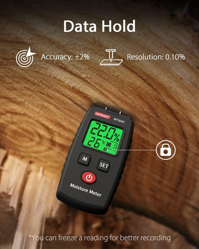 Medidor Digital De Humedad Tipo Pin, Detector De Fugas ...