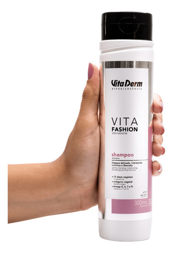 Shampoo Vita Fashion Vita Derm Cabelos Cacheados