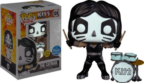 Imagen 3 de 3 de Funko - Pop! Rocks - Kiss Exclusive - The Catman (gw)