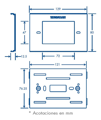 Tapa Universal Inka Y Soporte De Pvc Auto Extinguible