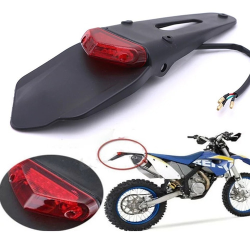 Guardabarros Led Trasero Moto Enduro X1