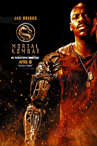 Pósters Película Mortal Kombat - 2021 - 42x30cm..