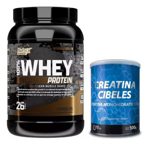 comprar Proteina Nutrex 100% Whey Usa 2lb + Creatina Cibeles 500g